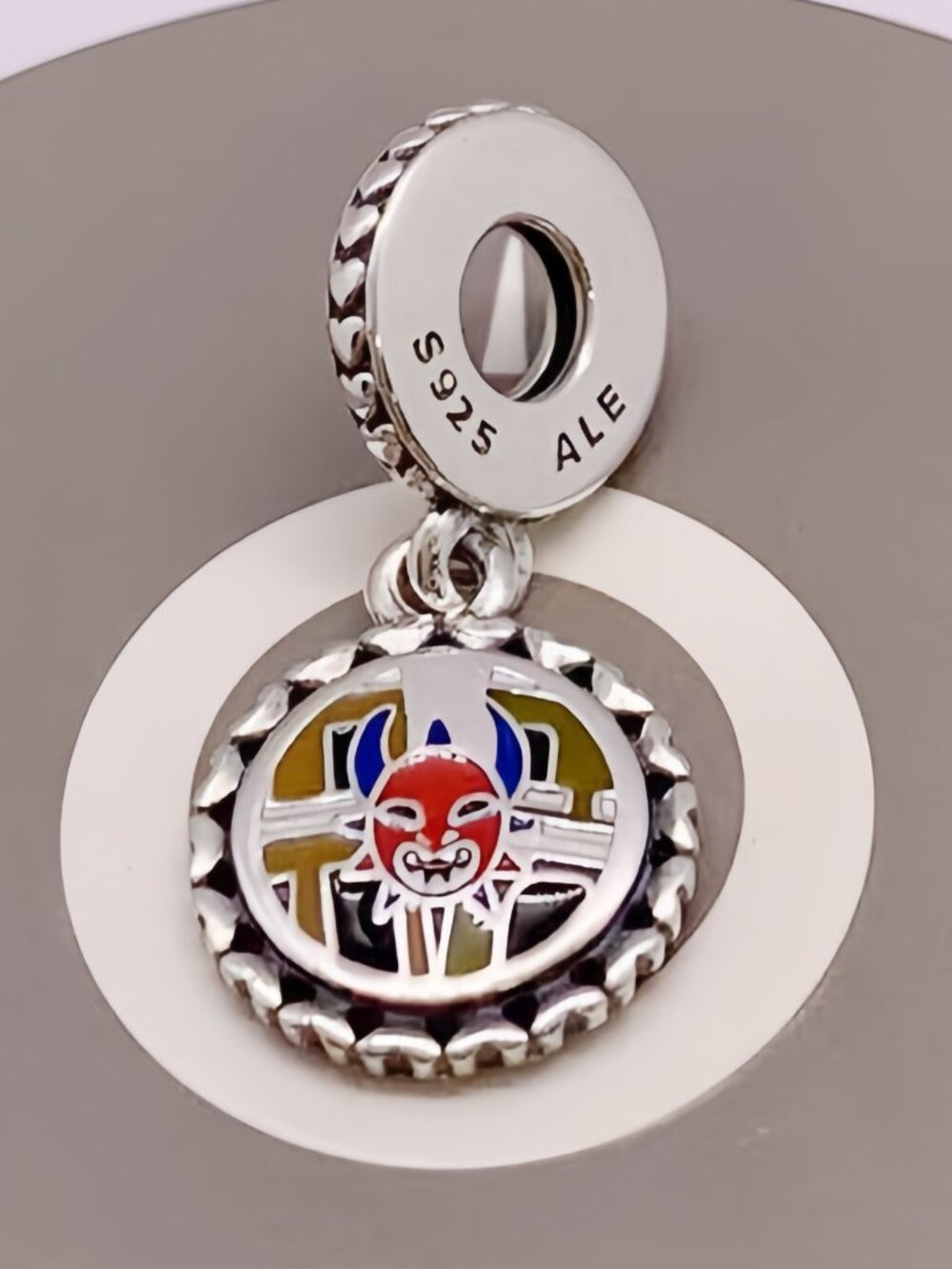 Pandora Saints' Day Mask Dangle Charm Happy Halloween Mask Pendant